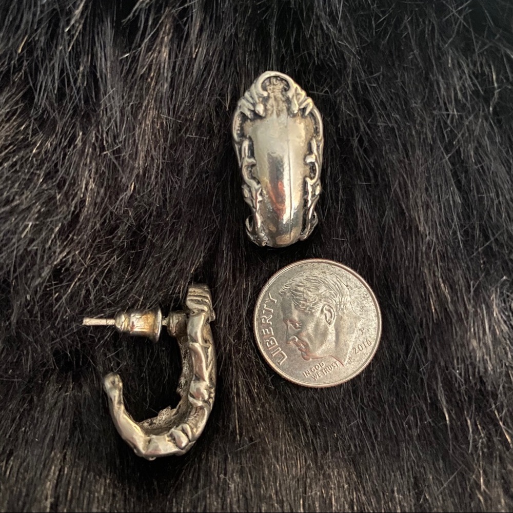 Vintage Mini Spoon Handle Earrings